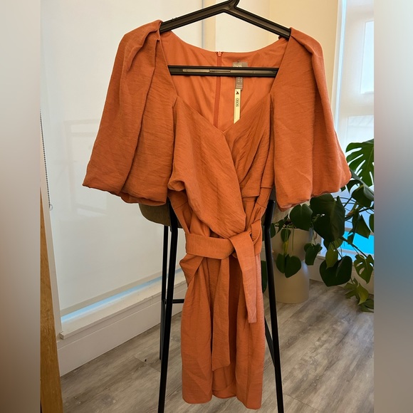 ASOS - Spring/Summer Dress - Pink/Peach - Size US 4 - Picture 1 of 2